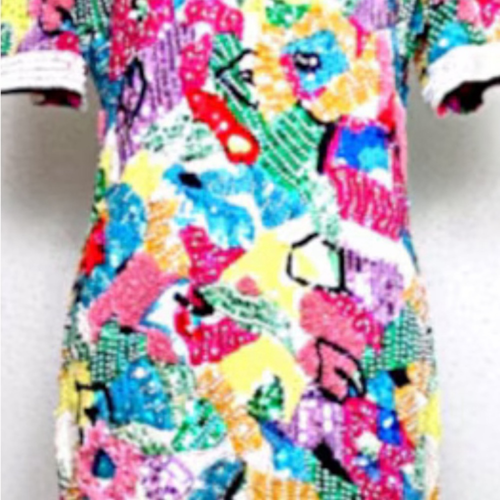 Oleg Cassini Sequin Dress Vintage